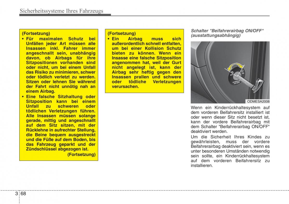 Hyundai Santa Fe III 3 Handbuch / page 87