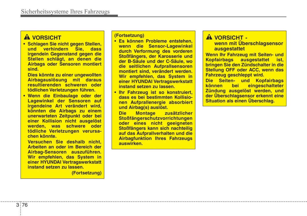 Hyundai Santa Fe III 3 Handbuch / page 95