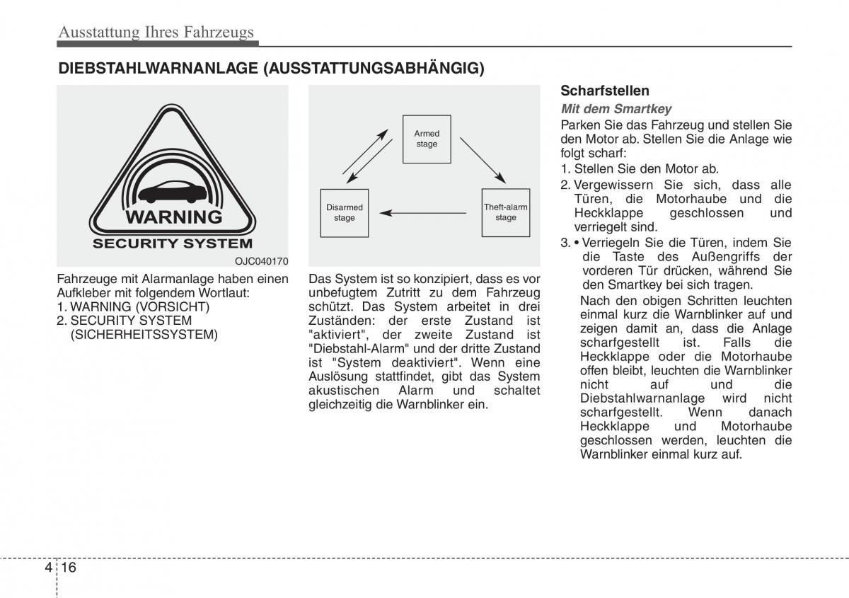 Hyundai Santa Fe III 3 Handbuch / page 119