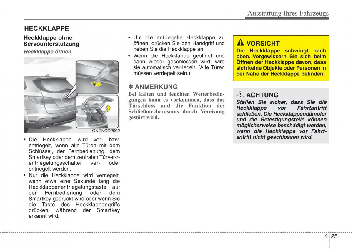 Hyundai Santa Fe III 3 Handbuch / page 128