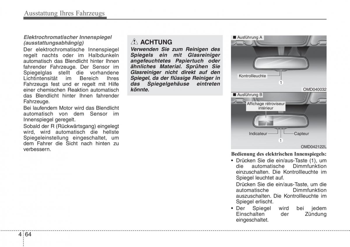 Hyundai Santa Fe III 3 Handbuch / page 167