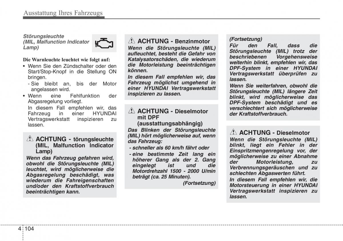 Hyundai Santa Fe III 3 Handbuch / page 207