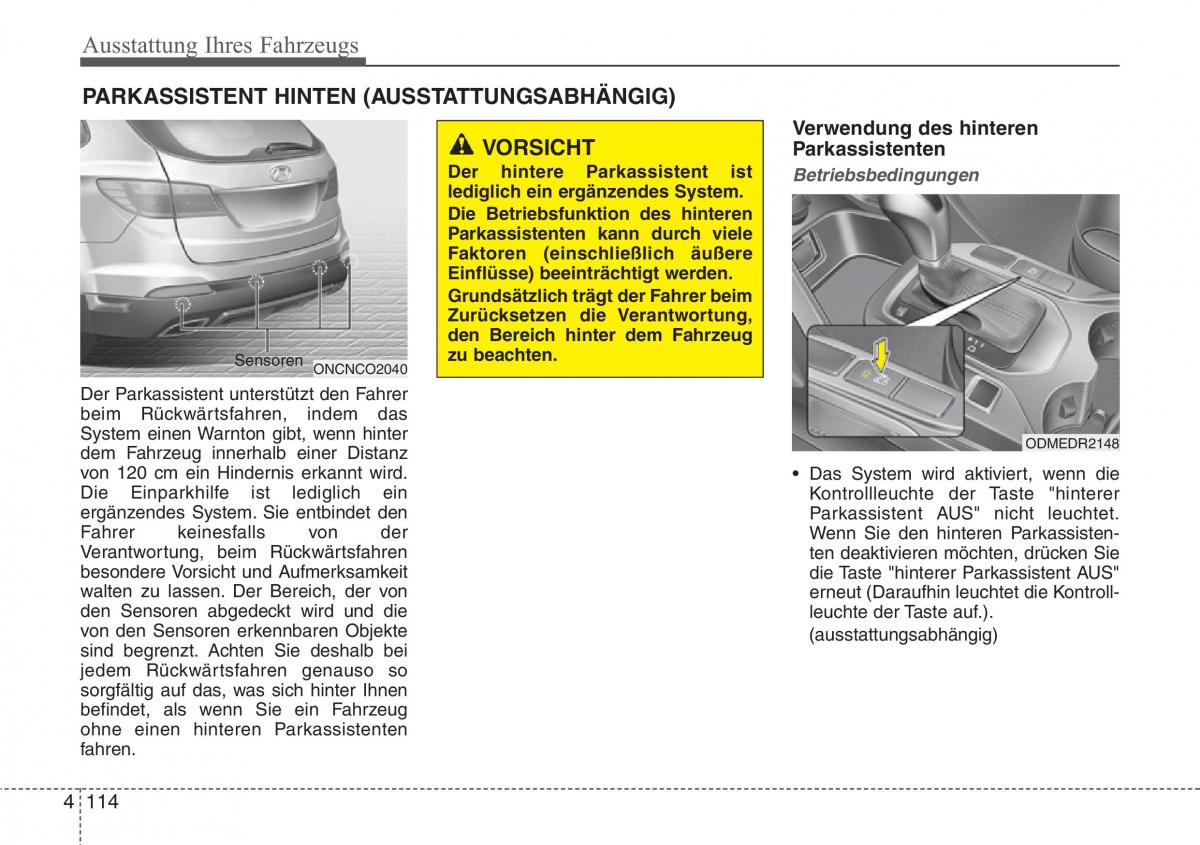 Hyundai Santa Fe III 3 Handbuch / page 217