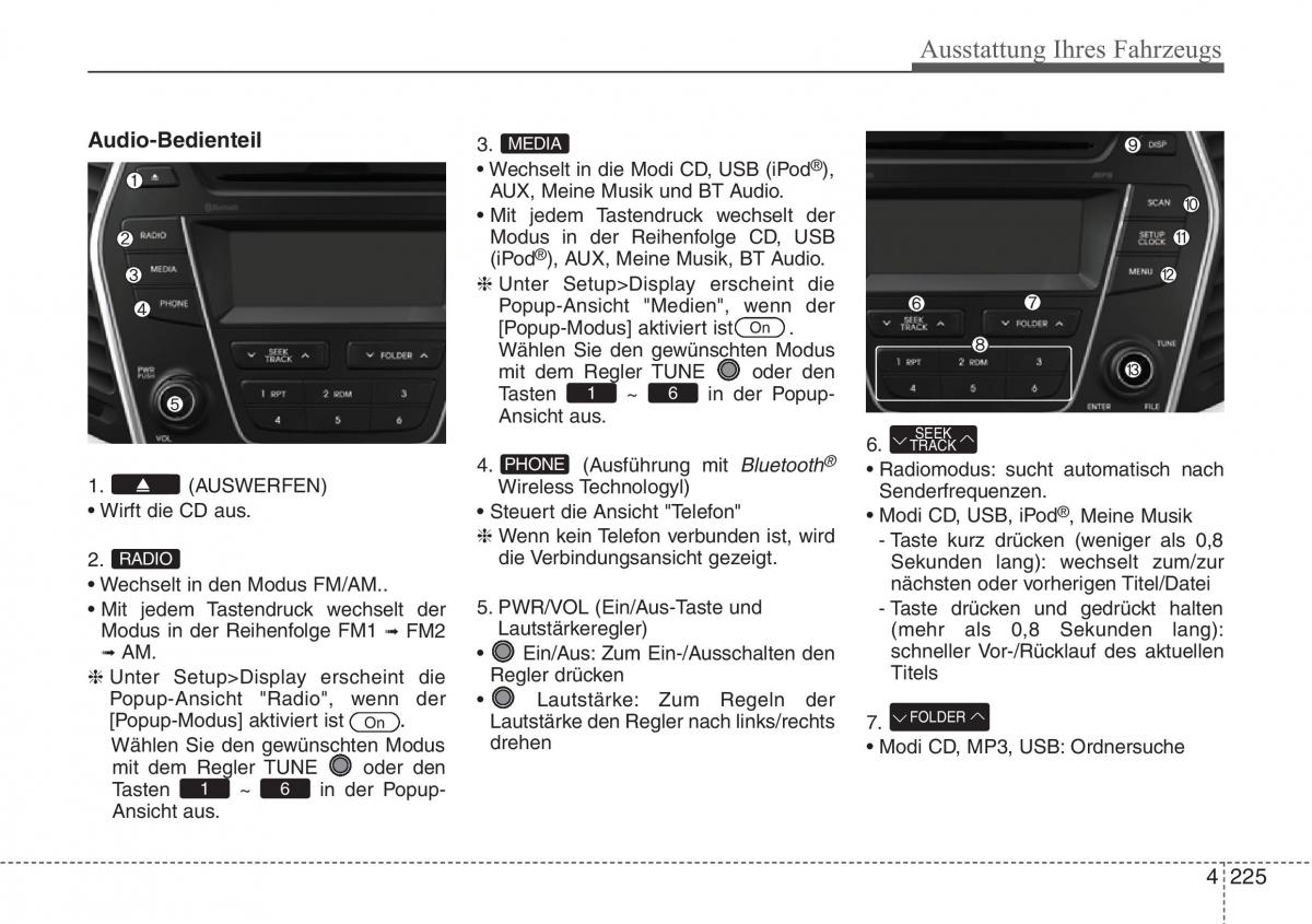 Hyundai Santa Fe III 3 Handbuch / page 328