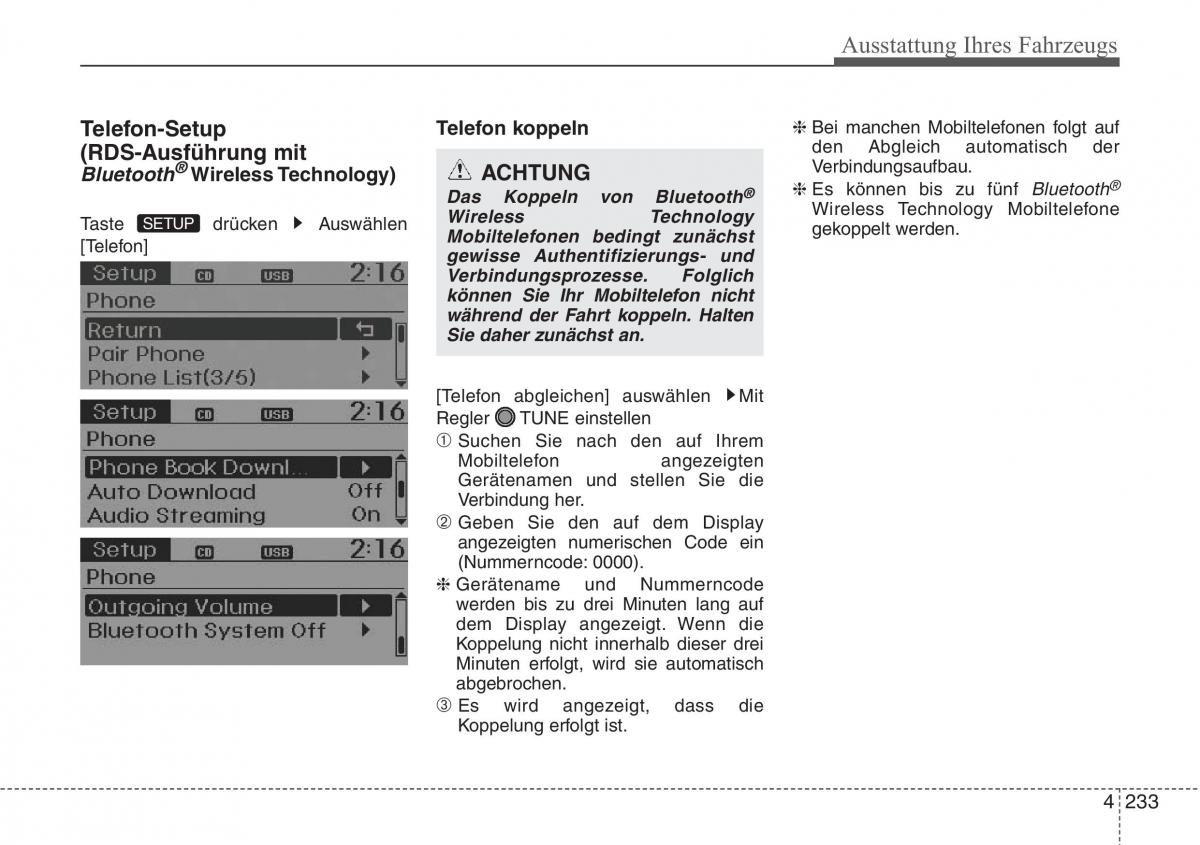 Hyundai Santa Fe III 3 Handbuch / page 336