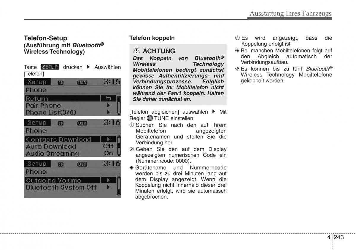 Hyundai Santa Fe III 3 Handbuch / page 346