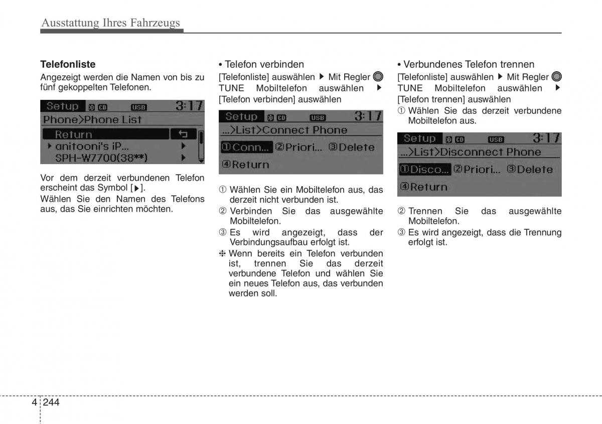 Hyundai Santa Fe III 3 Handbuch / page 347