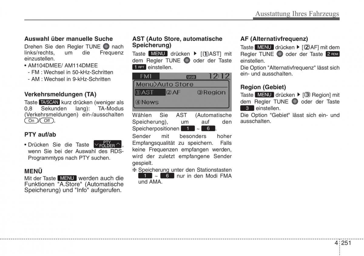 Hyundai Santa Fe III 3 Handbuch / page 354