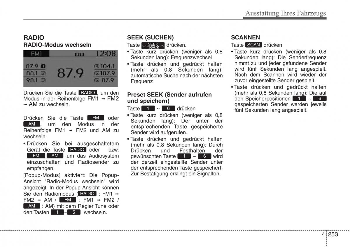 Hyundai Santa Fe III 3 Handbuch / page 356