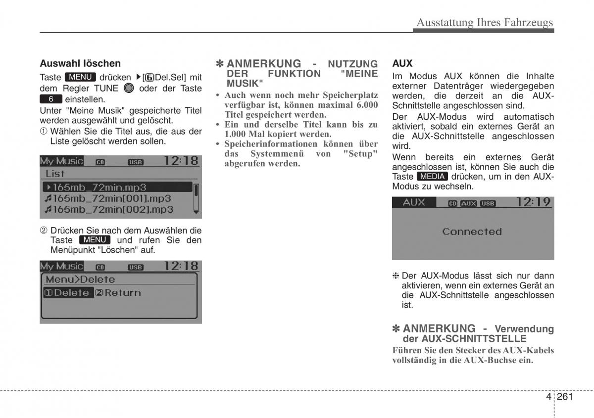 Hyundai Santa Fe III 3 Handbuch / page 364