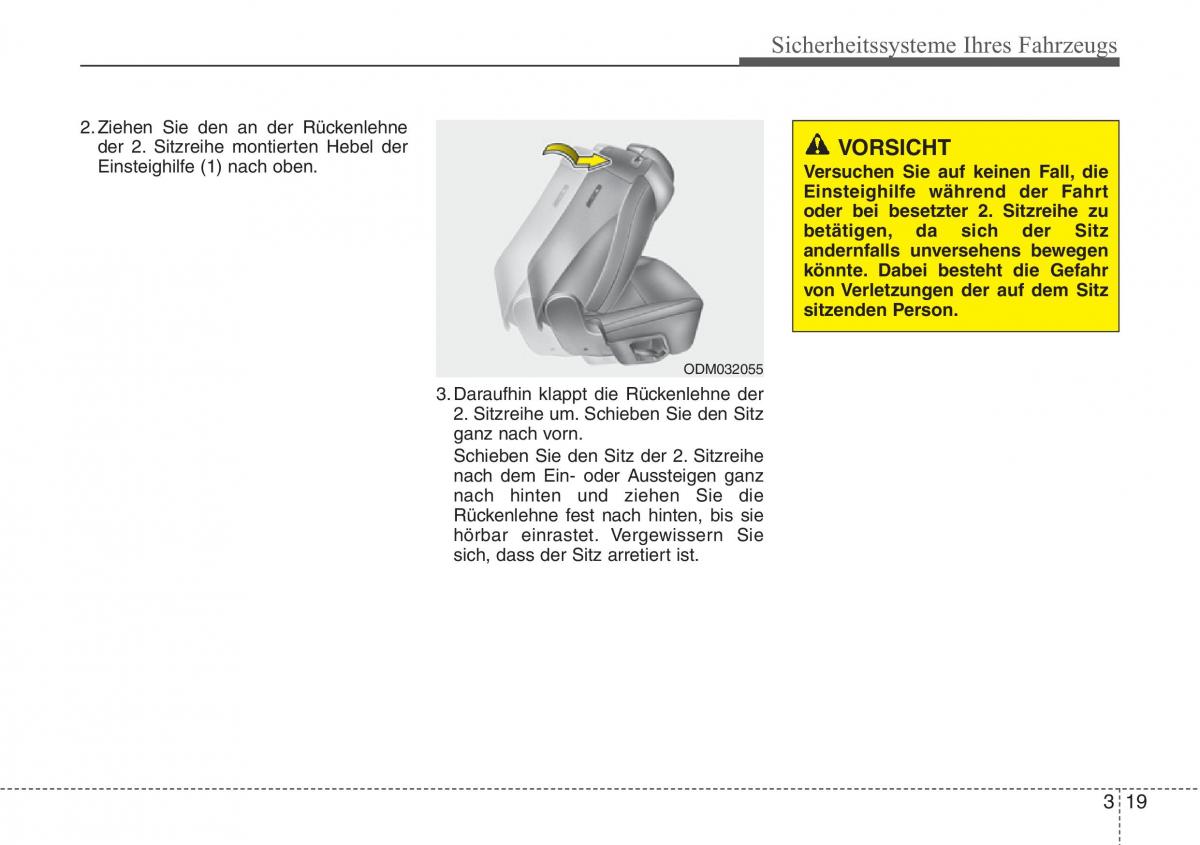 Hyundai Santa Fe III 3 Handbuch / page 38