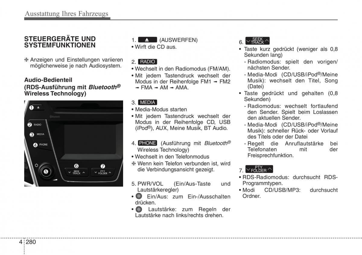 Hyundai Santa Fe III 3 Handbuch / page 383