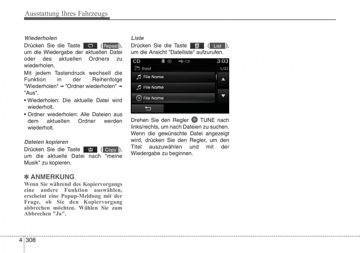 Hyundai Santa Fe III 3 Handbuch / page 411