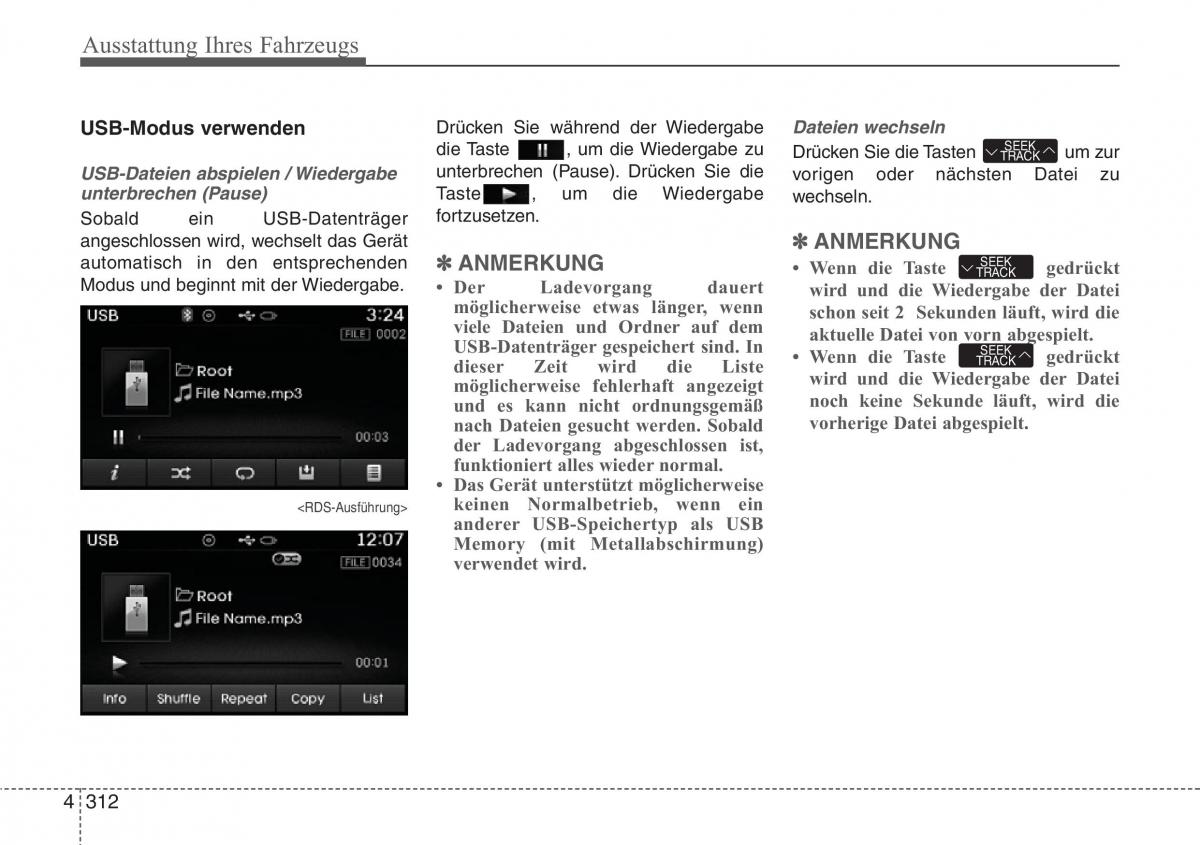 Hyundai Santa Fe III 3 Handbuch / page 415