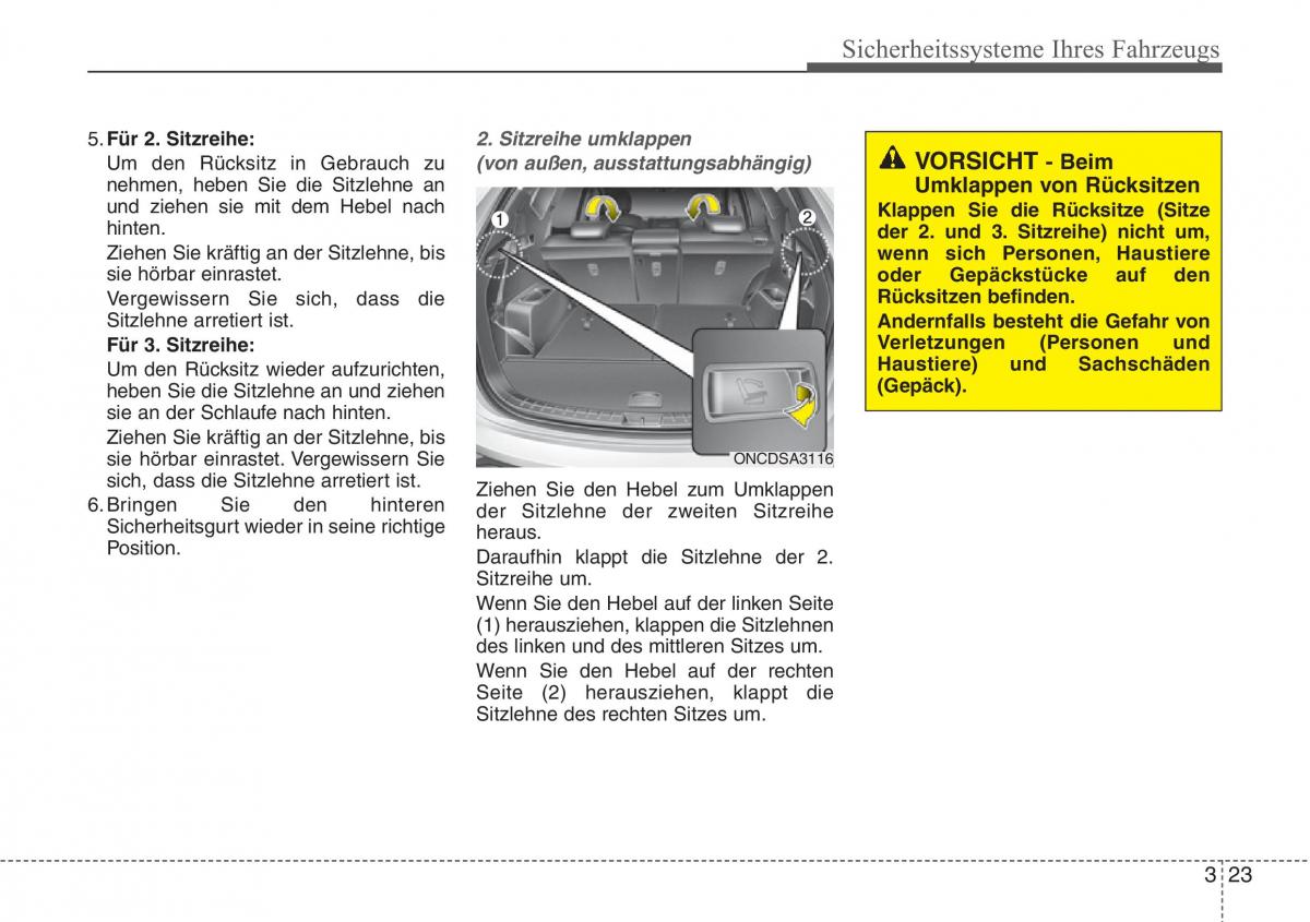 Hyundai Santa Fe III 3 Handbuch / page 42