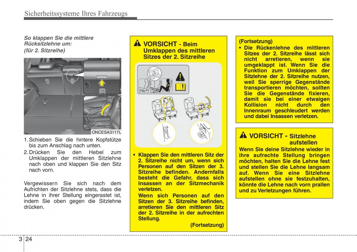 Hyundai Santa Fe III 3 Handbuch / page 43