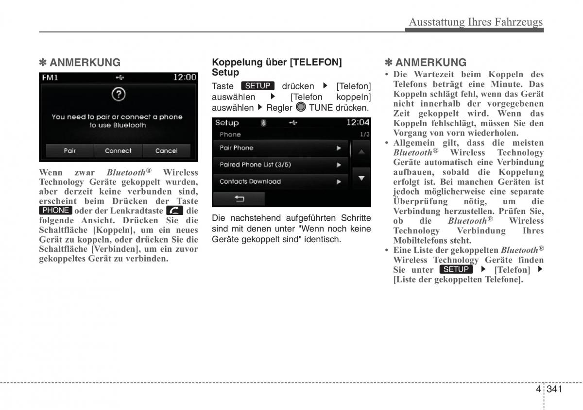 Hyundai Santa Fe III 3 Handbuch / page 444