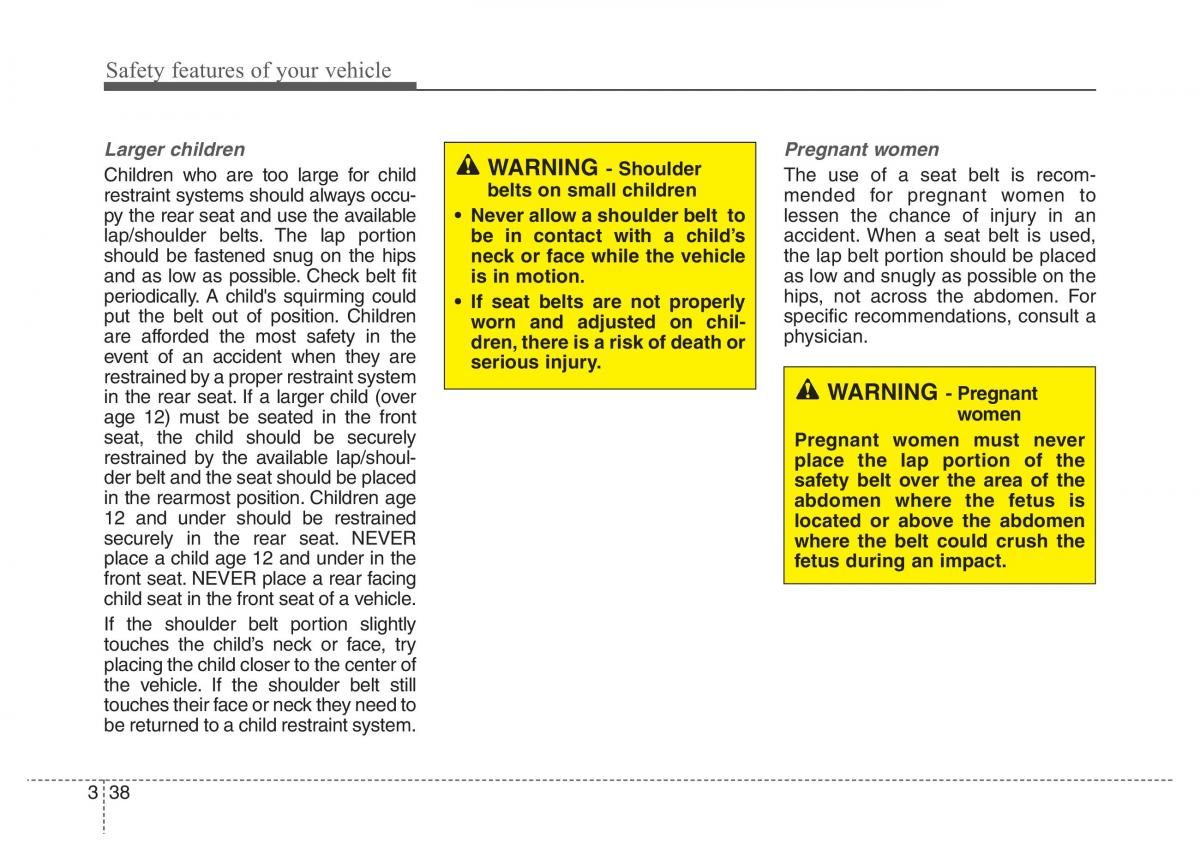 Hyundai Santa Fe III 3 owners manual / page 57