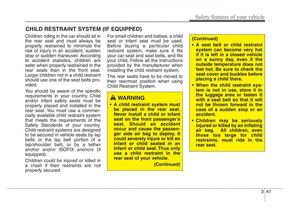 Hyundai Santa Fe III 3 owners manual / page 60