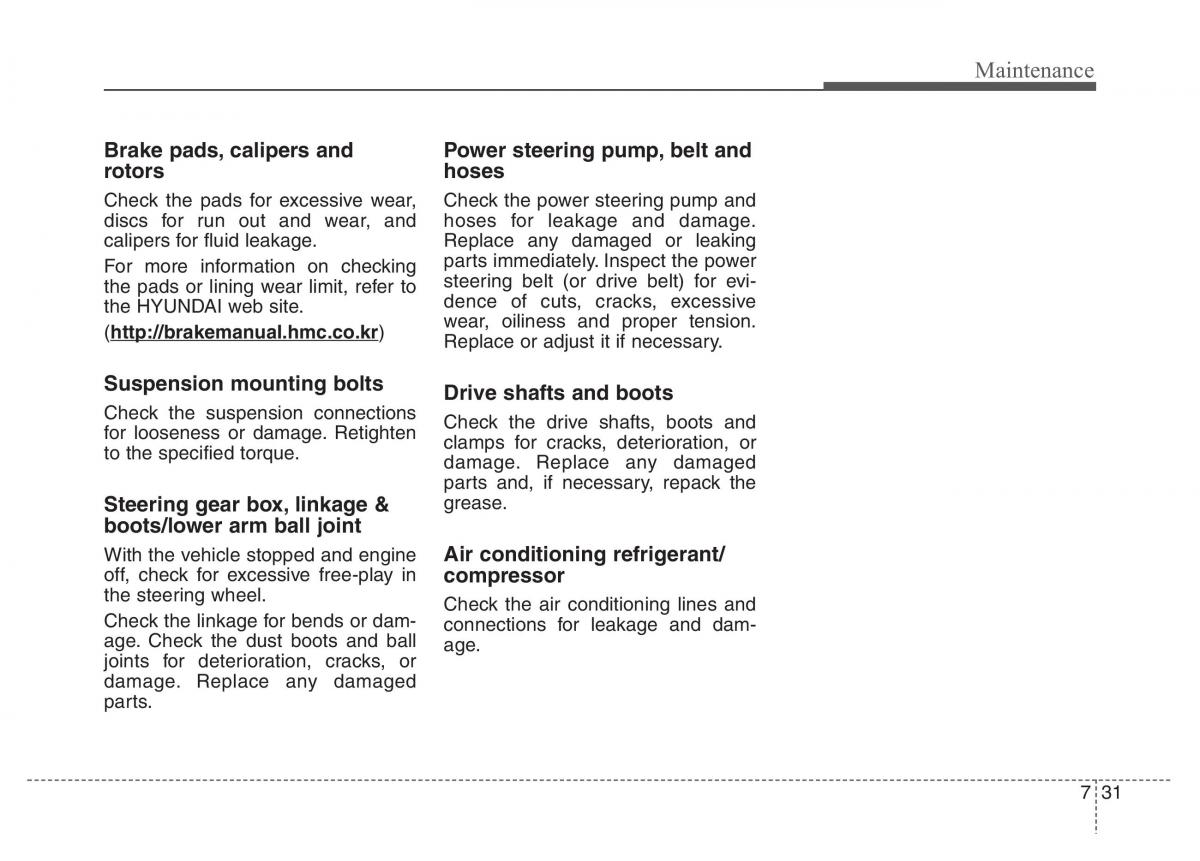 Hyundai Santa Fe III 3 owners manual / page 612