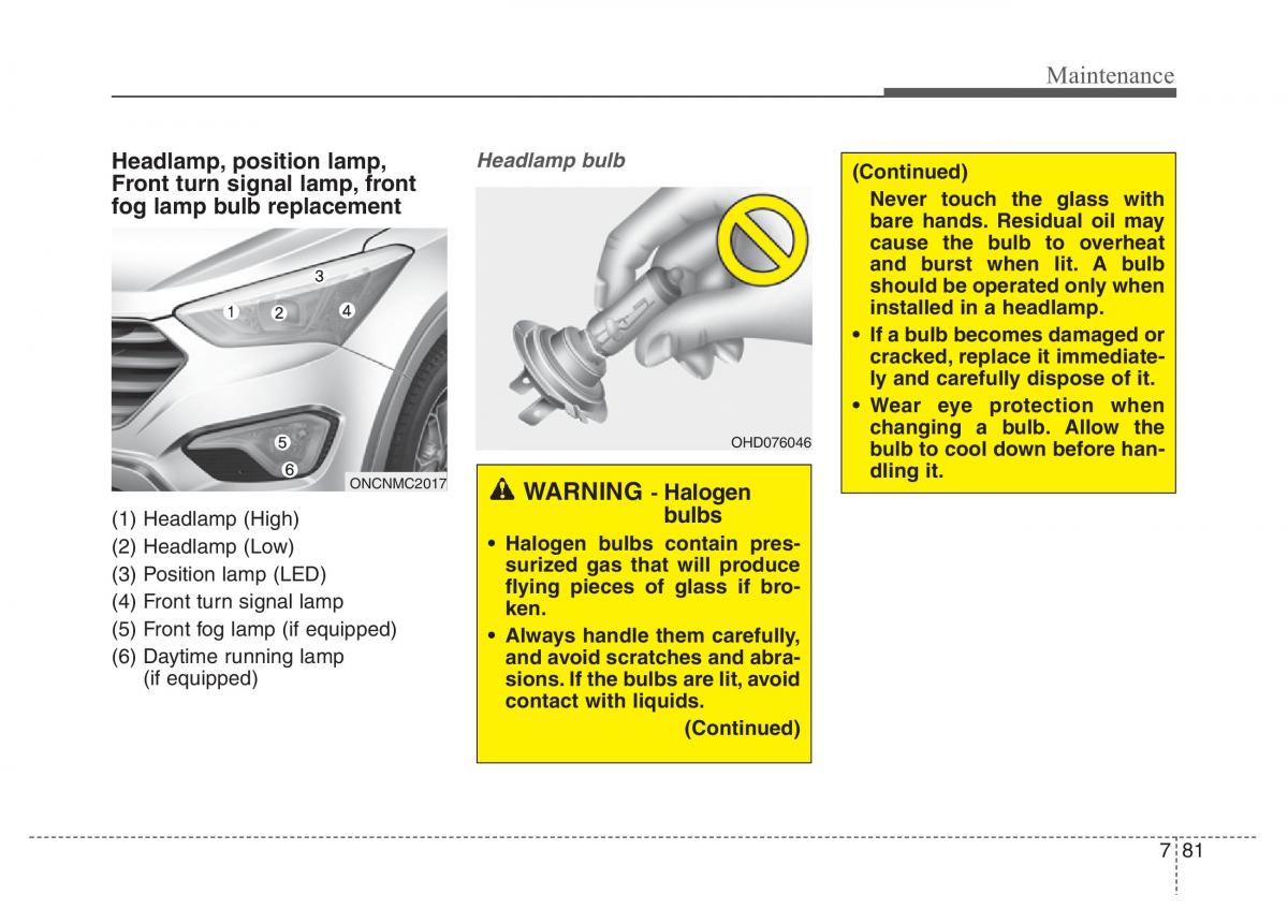 Hyundai Santa Fe III 3 owners manual / page 662