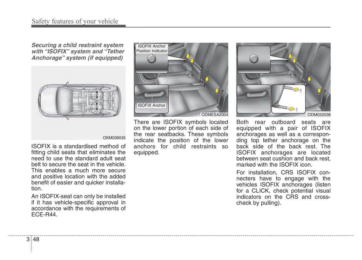 Hyundai Santa Fe III 3 owners manual / page 67