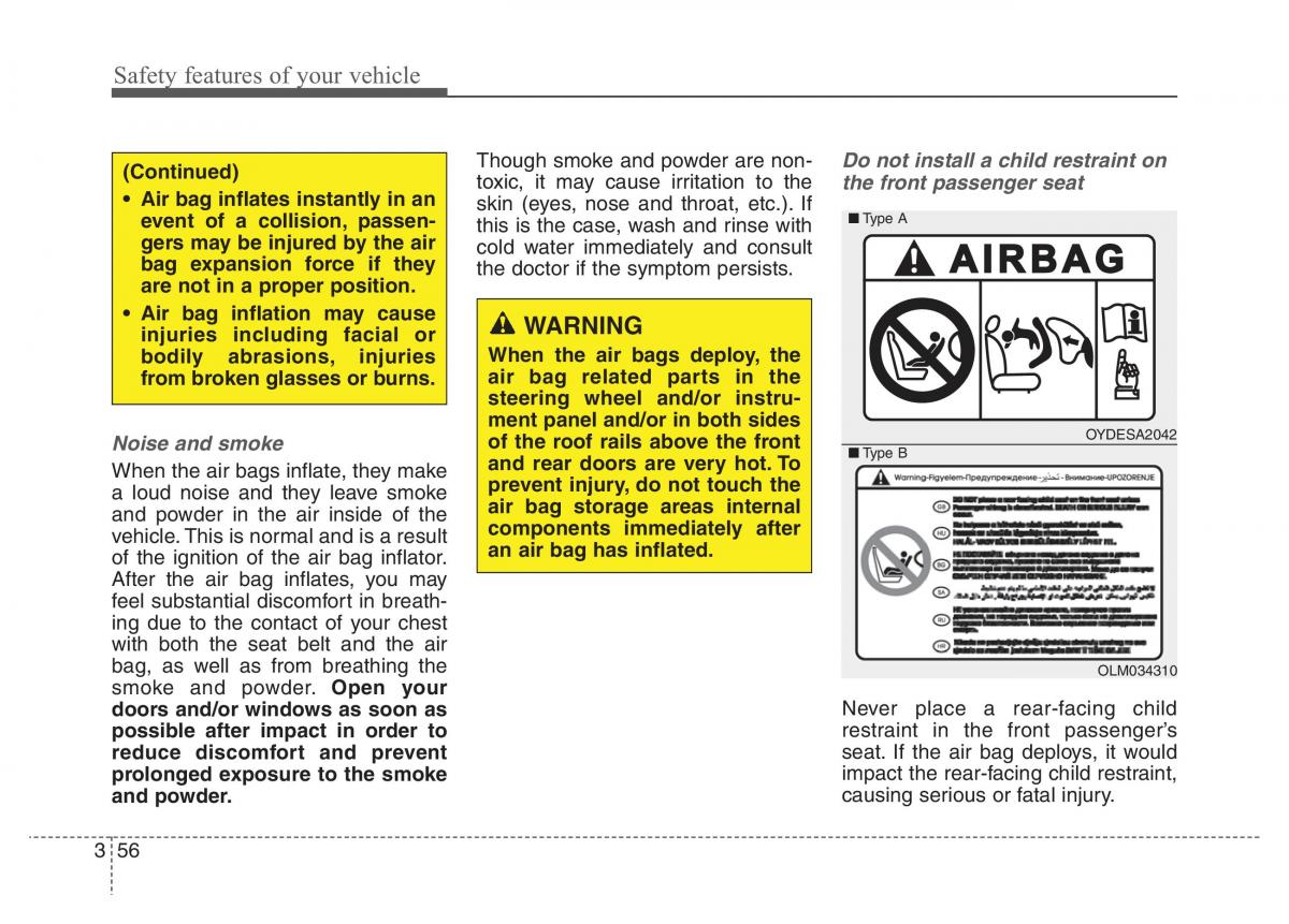 Hyundai Santa Fe III 3 owners manual / page 75