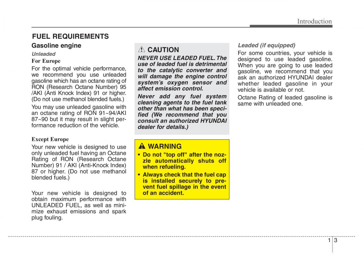 Hyundai Santa Fe III 3 owners manual / page 8