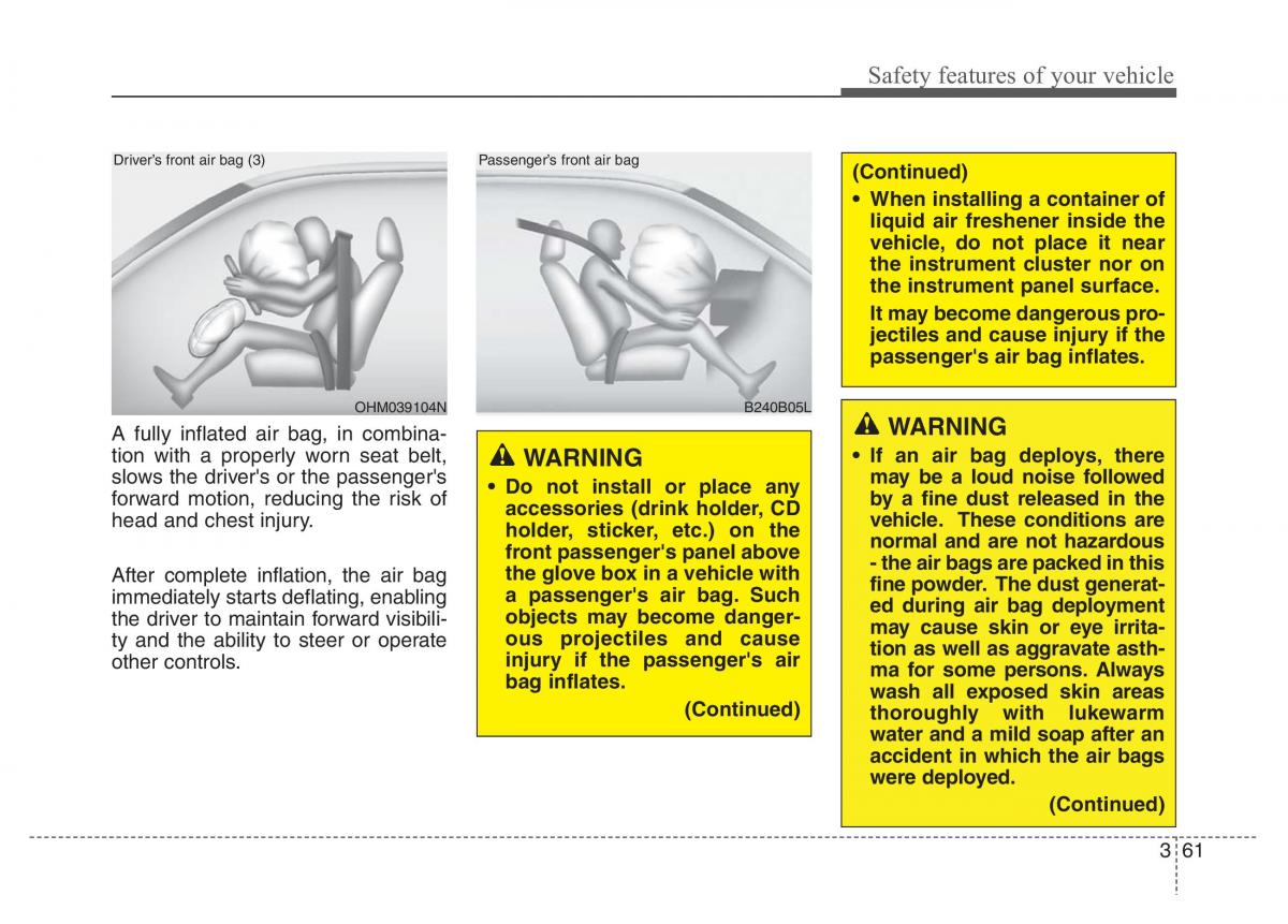 Hyundai Santa Fe III 3 owners manual / page 80