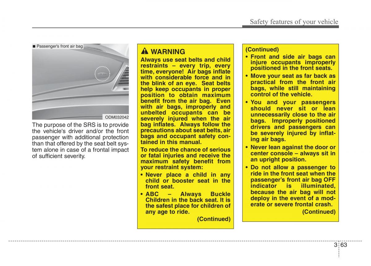 Hyundai Santa Fe III 3 owners manual / page 82