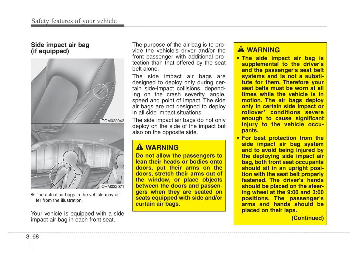 Hyundai Santa Fe III 3 owners manual / page 87