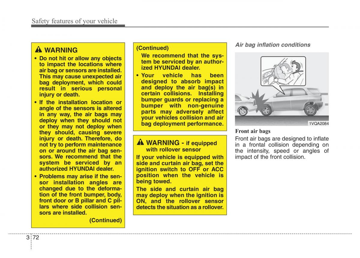 Hyundai Santa Fe III 3 owners manual / page 91