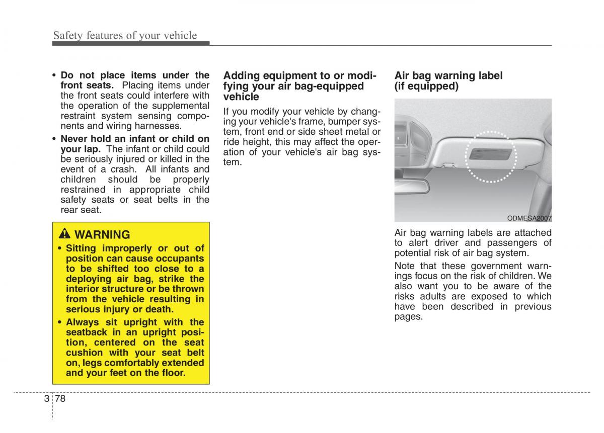 Hyundai Santa Fe III 3 owners manual / page 97