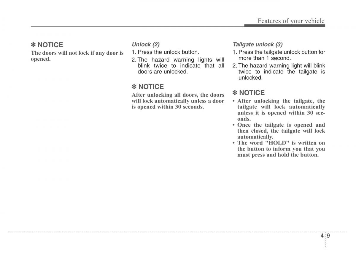 Hyundai Santa Fe III 3 owners manual / page 106