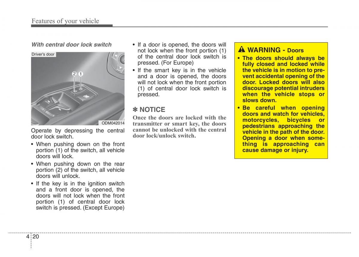 Hyundai Santa Fe III 3 owners manual / page 117