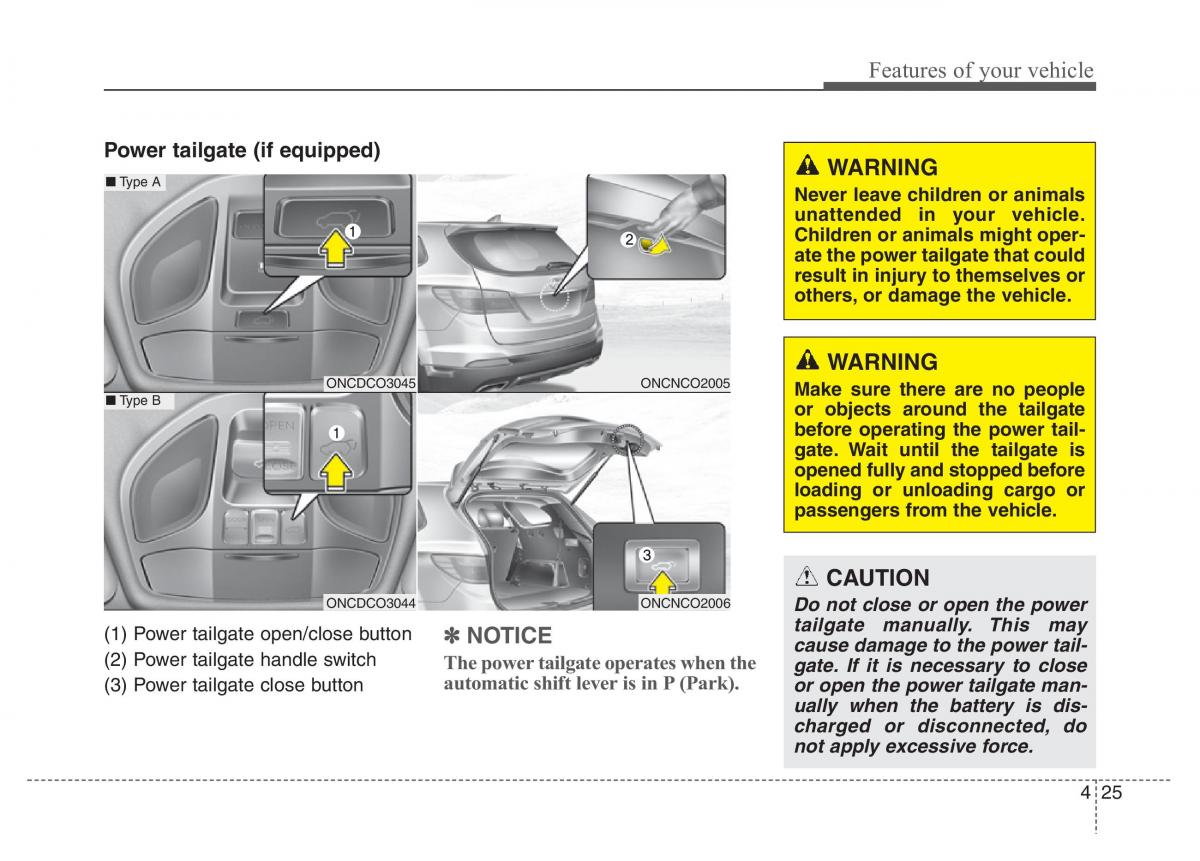 Hyundai Santa Fe III 3 owners manual / page 122