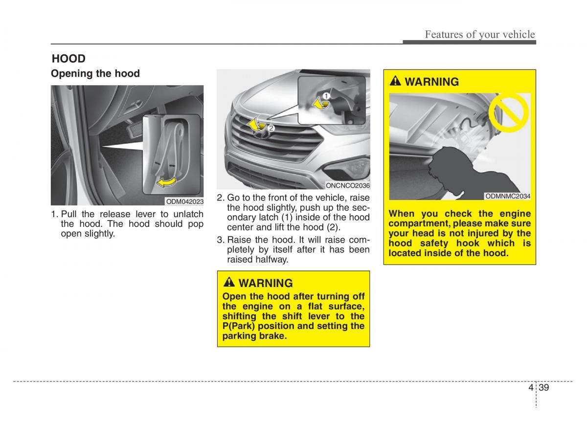 Hyundai Santa Fe III 3 owners manual / page 136