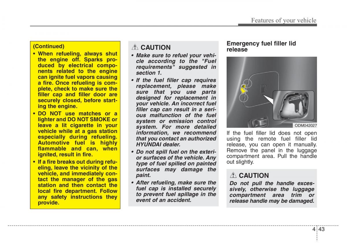 Hyundai Santa Fe III 3 owners manual / page 140