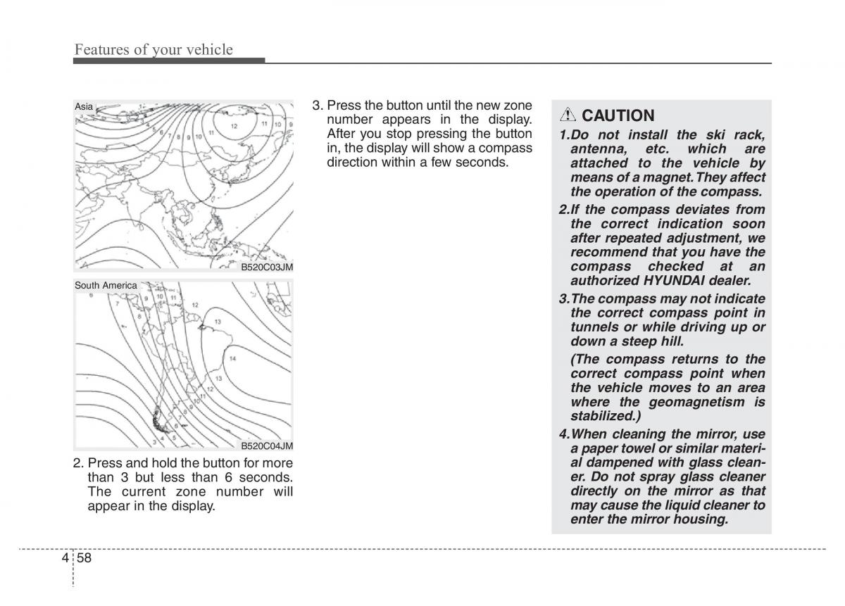 Hyundai Santa Fe III 3 owners manual / page 155