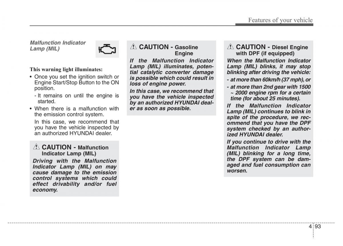 Hyundai Santa Fe III 3 owners manual / page 190