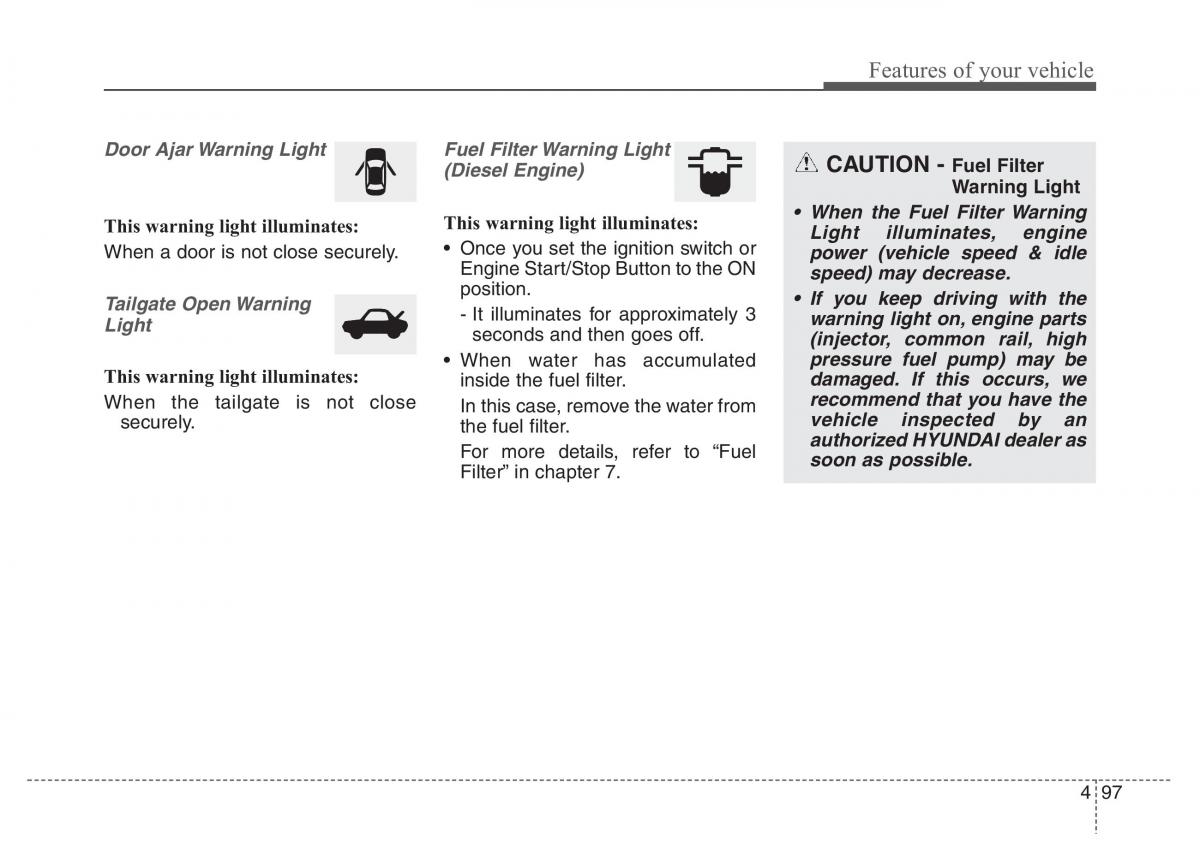 Hyundai Santa Fe III 3 owners manual / page 194