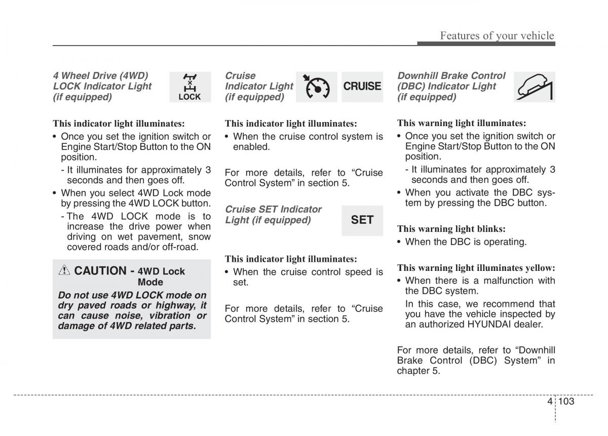 Hyundai Santa Fe III 3 owners manual / page 200