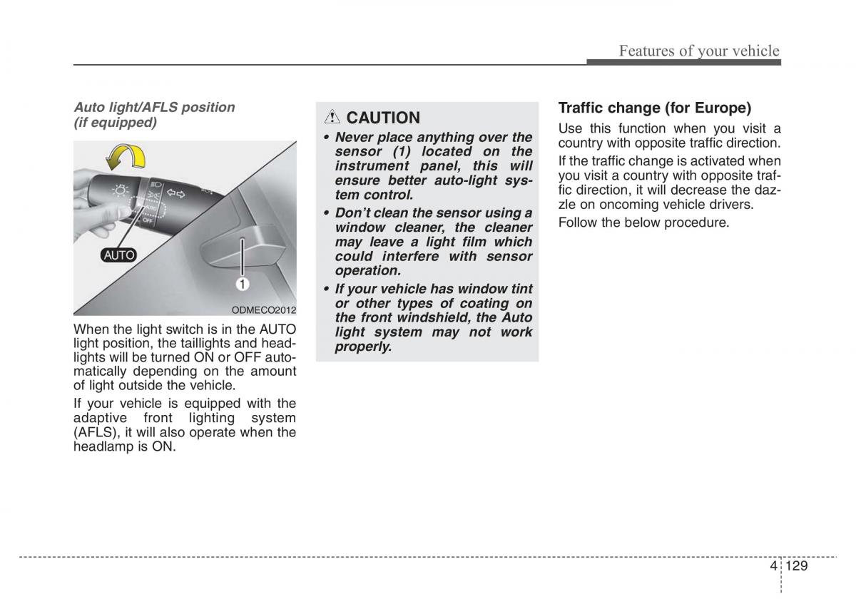 Hyundai Santa Fe III 3 owners manual / page 226