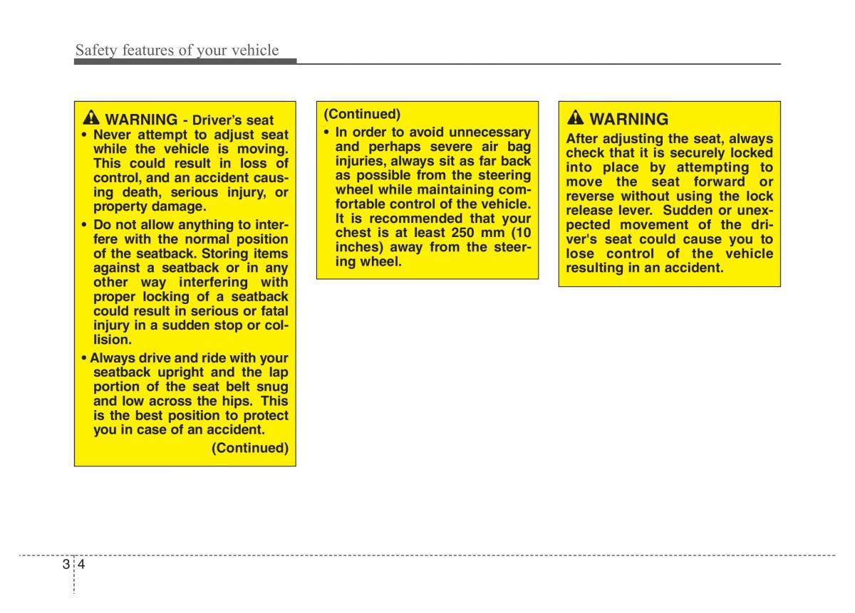 Hyundai Santa Fe III 3 owners manual / page 23