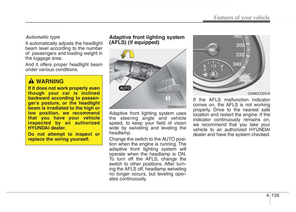 Hyundai Santa Fe III 3 owners manual / page 232