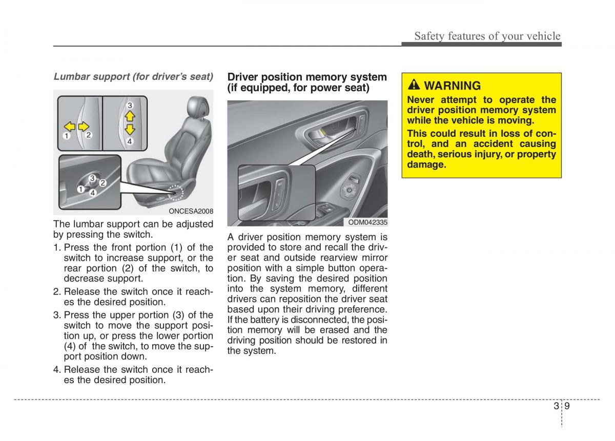 Hyundai Santa Fe III 3 owners manual / page 28