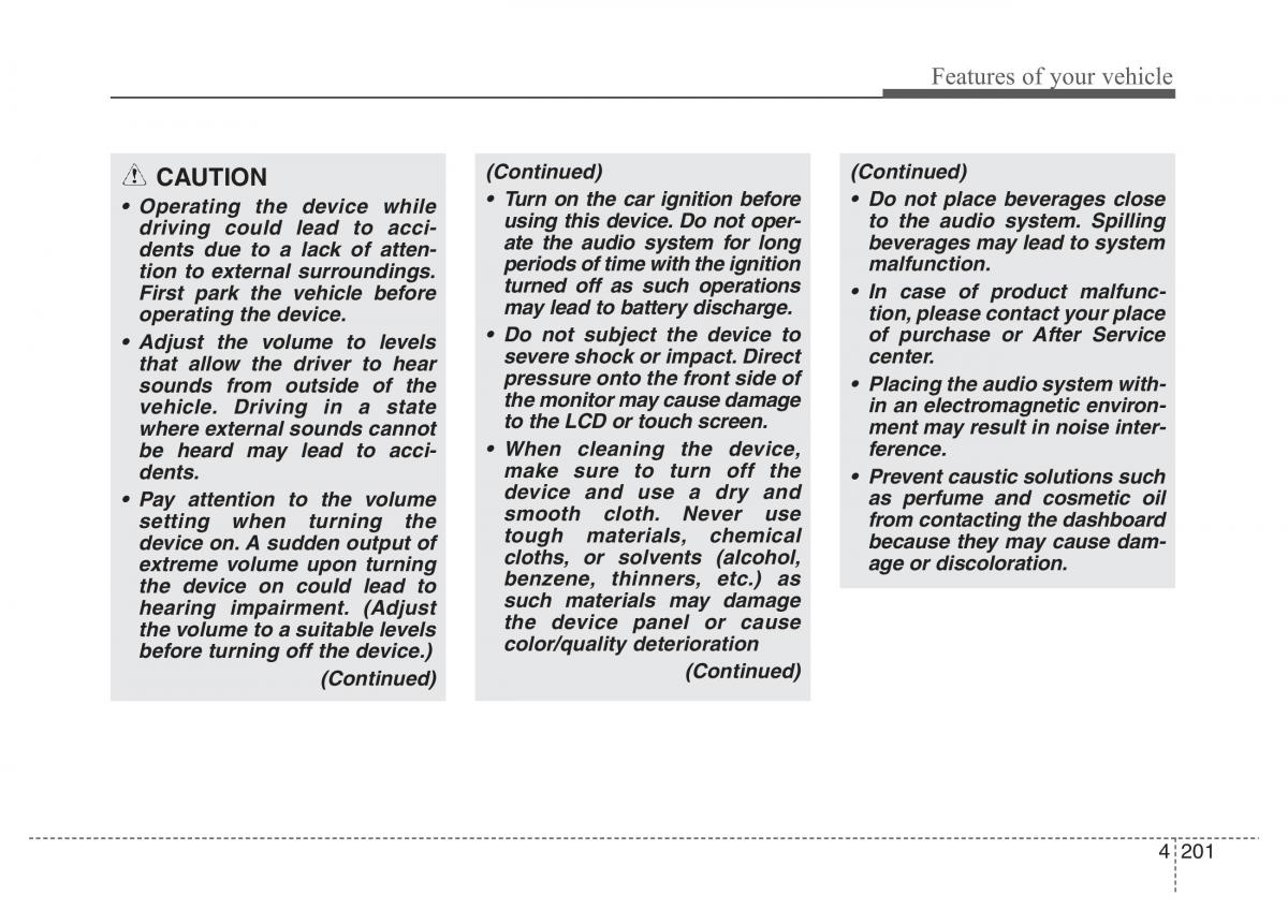 Hyundai Santa Fe III 3 owners manual / page 298