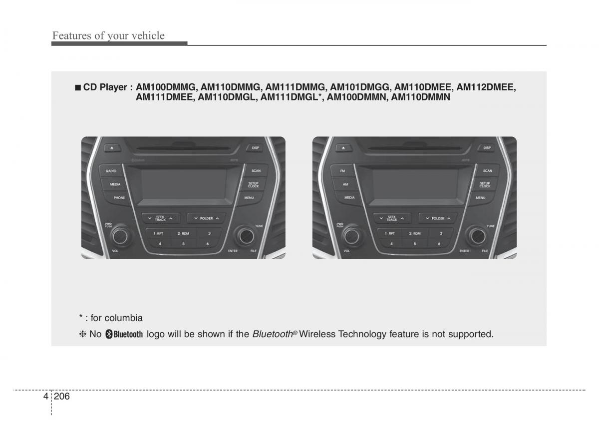 Hyundai Santa Fe III 3 owners manual / page 303