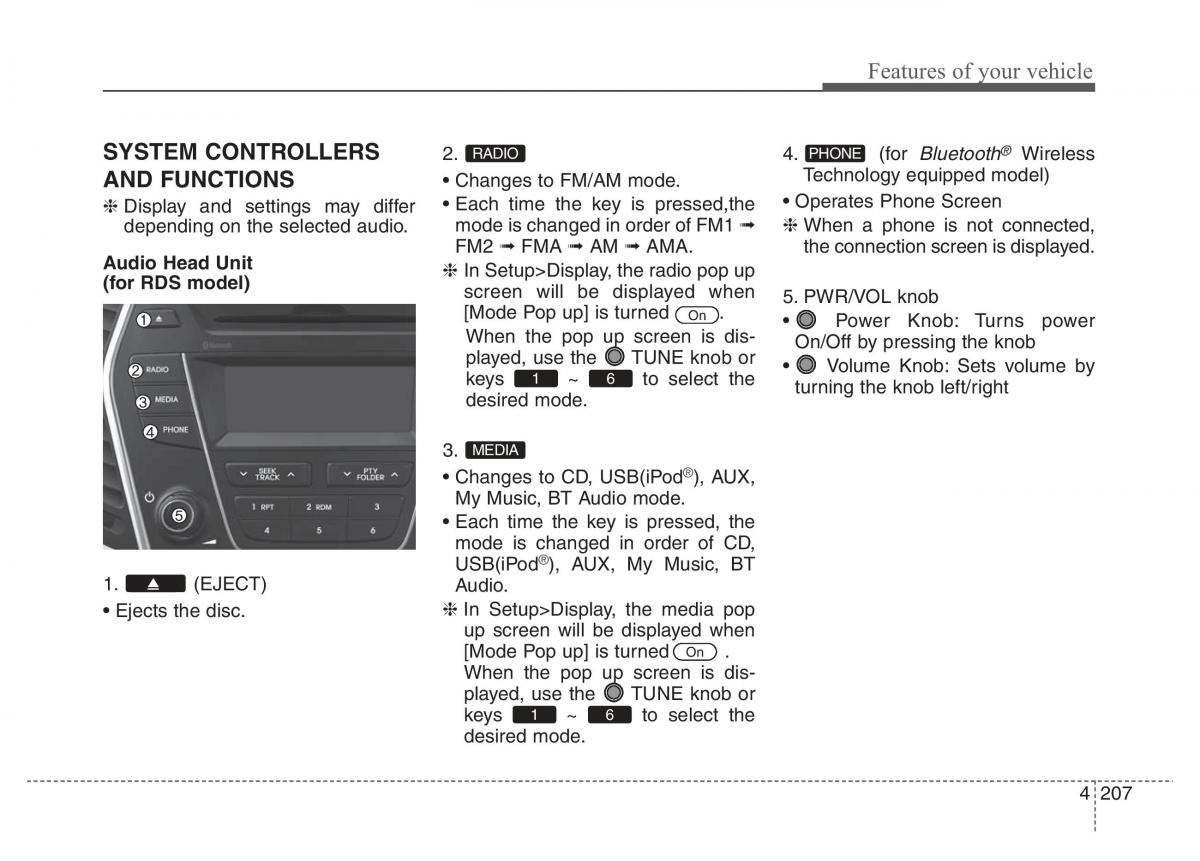 Hyundai Santa Fe III 3 owners manual / page 304