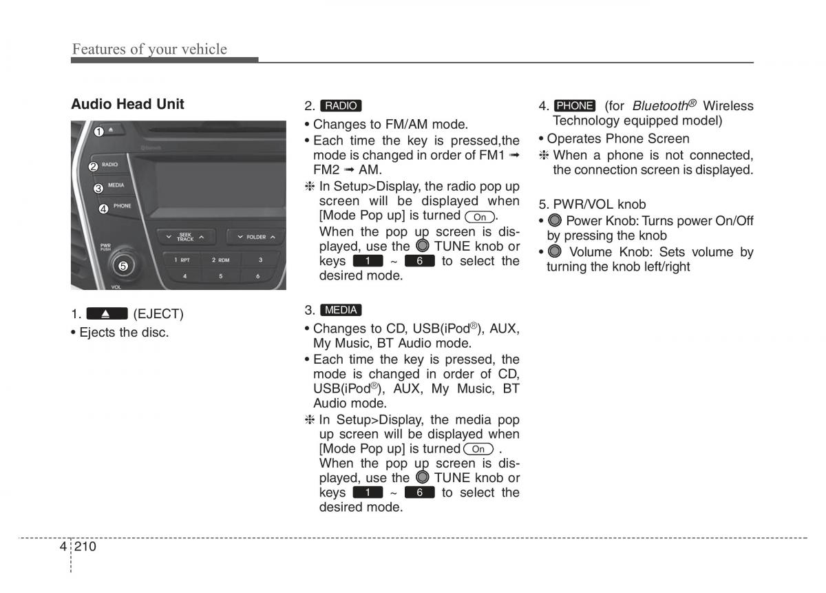 Hyundai Santa Fe III 3 owners manual / page 307